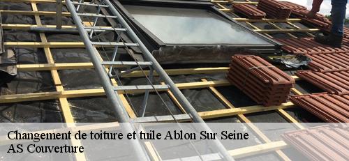 Changement de toiture et tuile  ablon-sur-seine-94480 AS Couverture