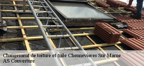 Changement de toiture et tuile  chennevieres-sur-marne-94430 AS Couverture