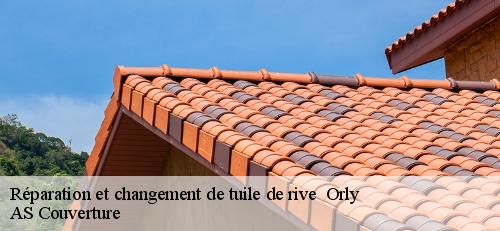 Réparation et changement de tuile de rive   orly-94310 AS Couverture