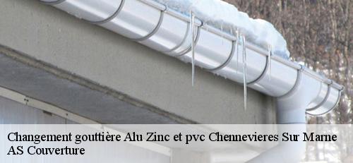 Changement gouttière Alu Zinc et pvc  chennevieres-sur-marne-94430 AS Couverture