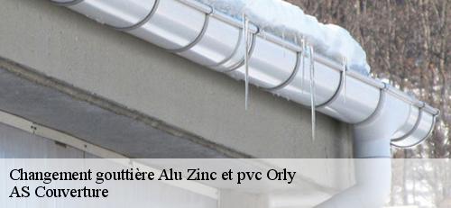 Changement gouttière Alu Zinc et pvc  orly-94310 AS Couverture